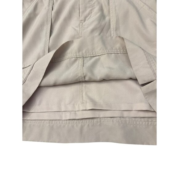 White House Black Market Womens Size 4 Challis Casual Skirt Beige Tan Short NWT - Picture 5 of 6